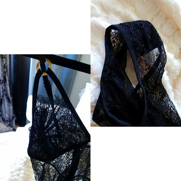 💛 HOUSE OF CB Sexy Black Lace Bodysuit 💛 - Picture 6 of 7